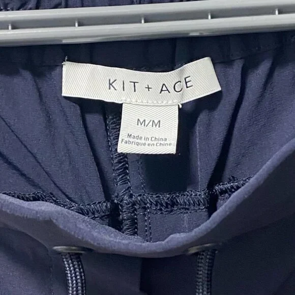 Kit and Ace Navy Joggers Navy Size M — Elastic Waist